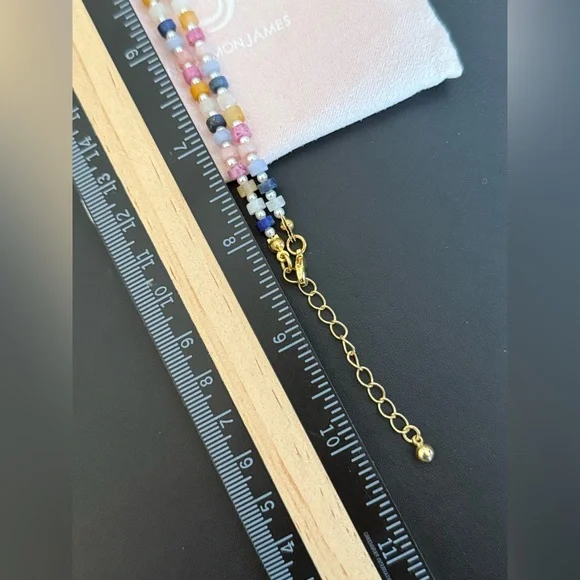 New Uncommon James multi colored beaded necklace - Picture 5 of 5